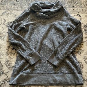 EUC Lou and Grey Terry Cloth Cowl Neck Sweatshirt